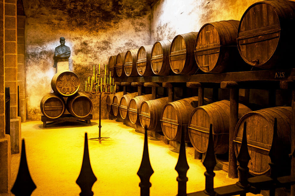 Sherry Flasche aus dem Wrack der Warwick