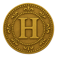 Gold coin H